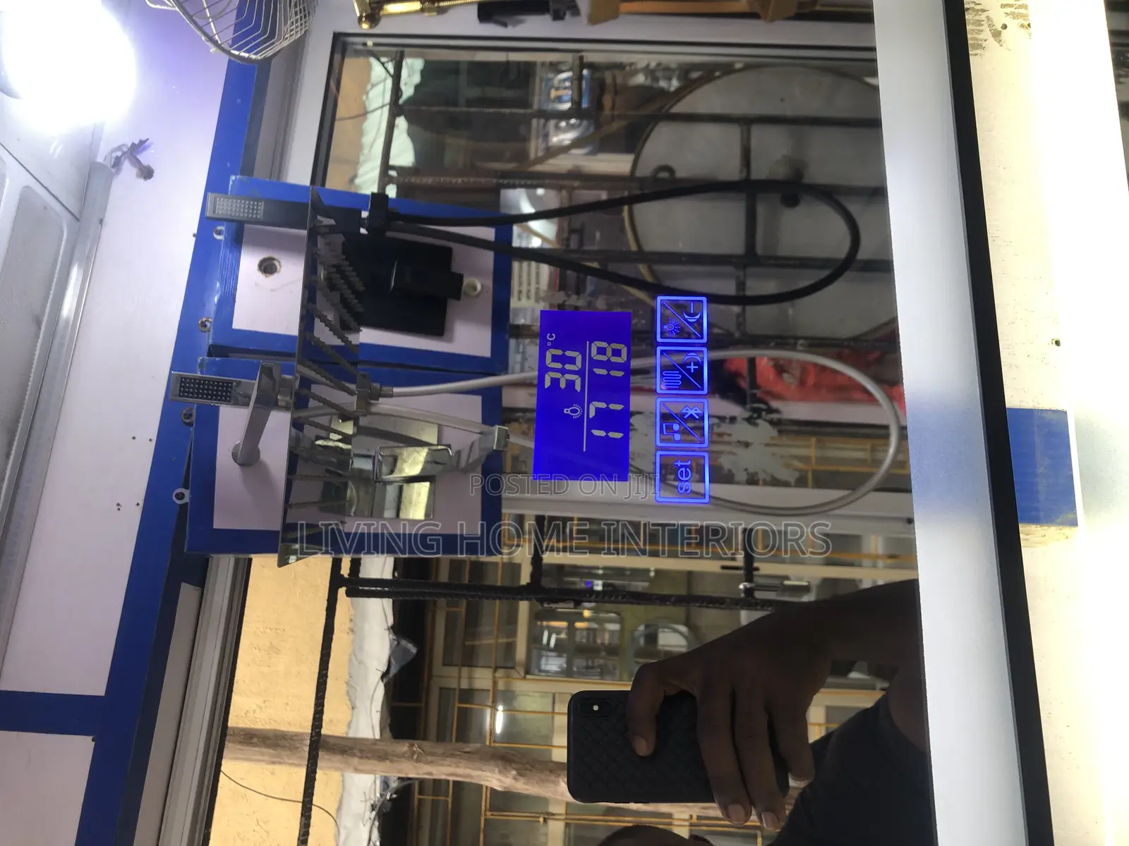 Bluetooth Mirror With Time