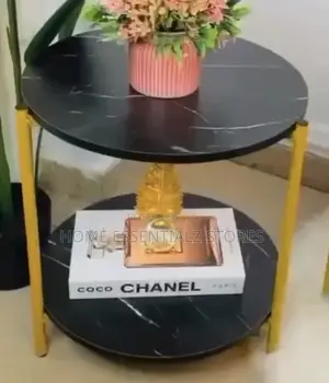 2-Tiered Side Table - Side Stool for Living Room