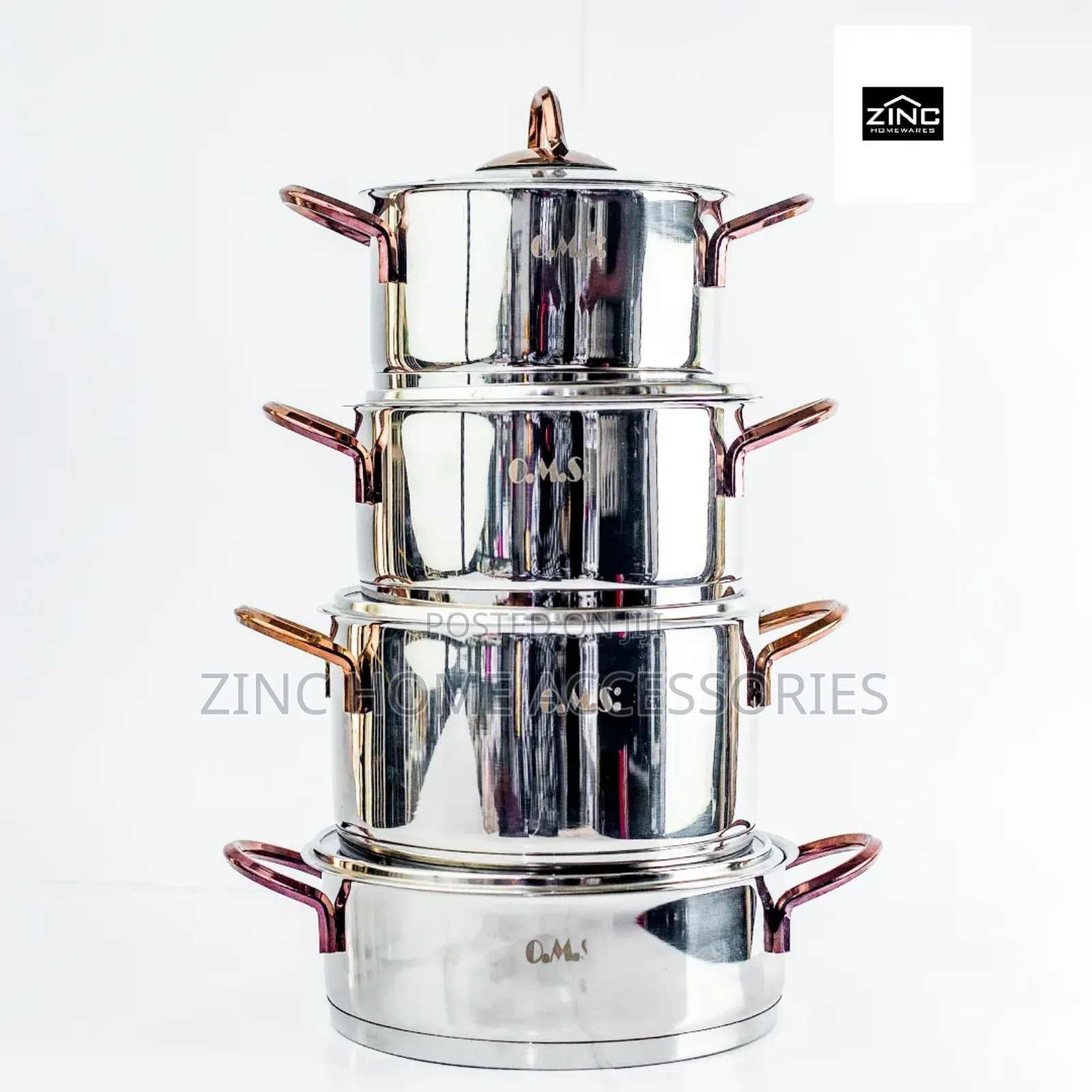 8pcs Oms Cookware Set