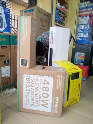 Very New Hisense 480w Powerful Soundbar Bar With Woofer