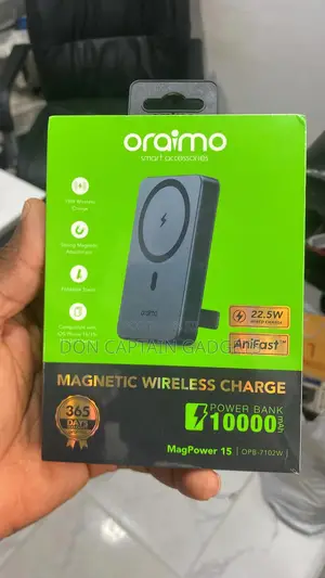 Oraimo Magpower 15 Magnetic Charge 10000mah 22.5w Opb-7102w