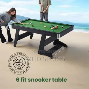 6 Fit Snooker Board 2in1 With Table Tennis