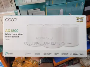 Tp-Link Deco Ax1800 Whole Home Mesh Wi-Fi 6 System