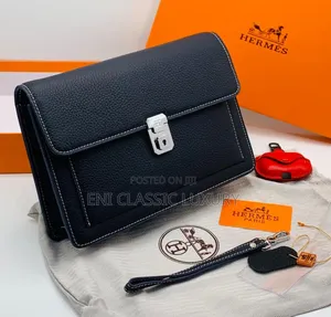 💯 Quality Leather Luxury Men's Bags Hermes Well Branded