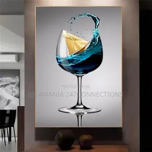 A Glass of Wine Artwork Frame