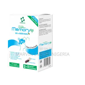 Memory 24/7 Dietary Supplement 60 Capsules Per Bottle
