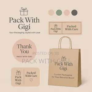 Custom Packaging – Stickers, Paper Bags Labels