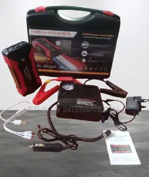 Powerful Car Jump Starter 99800mah 12v With Tyre Inflator