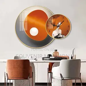 Luxury Gold Wall Clock for Decoration