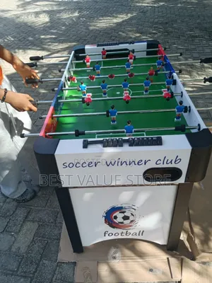 Solid 4ft Soccer Table With Accessories