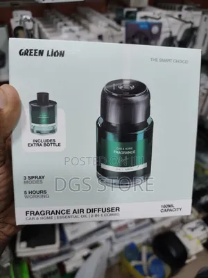 Green Lion Fragrance Air Diffuser 160ml Includes Extrabottle