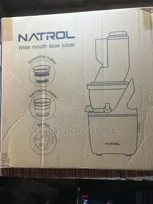 Natrol Wide Mouth Slow Juicer and Ice Cream Maker