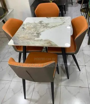 Turkish 4 Seater Marble Dining Set