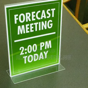 Acrylic Table-Top Holder Stand A5, A4 Sizes Available Lagos