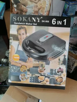 Sokany Multifunctional 6 in 1 Sandwich Maker.