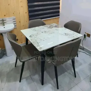 Dining Set With Quality Four Chairs