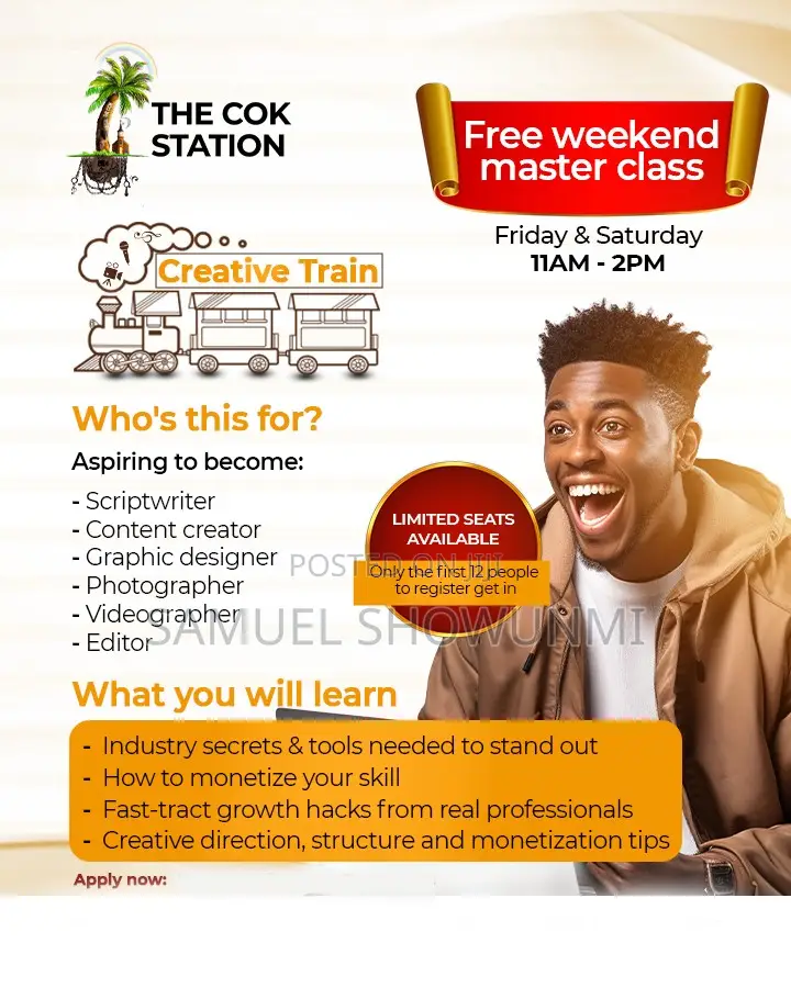 Graphics Designer (Highly Competent) - Social Media Flyer