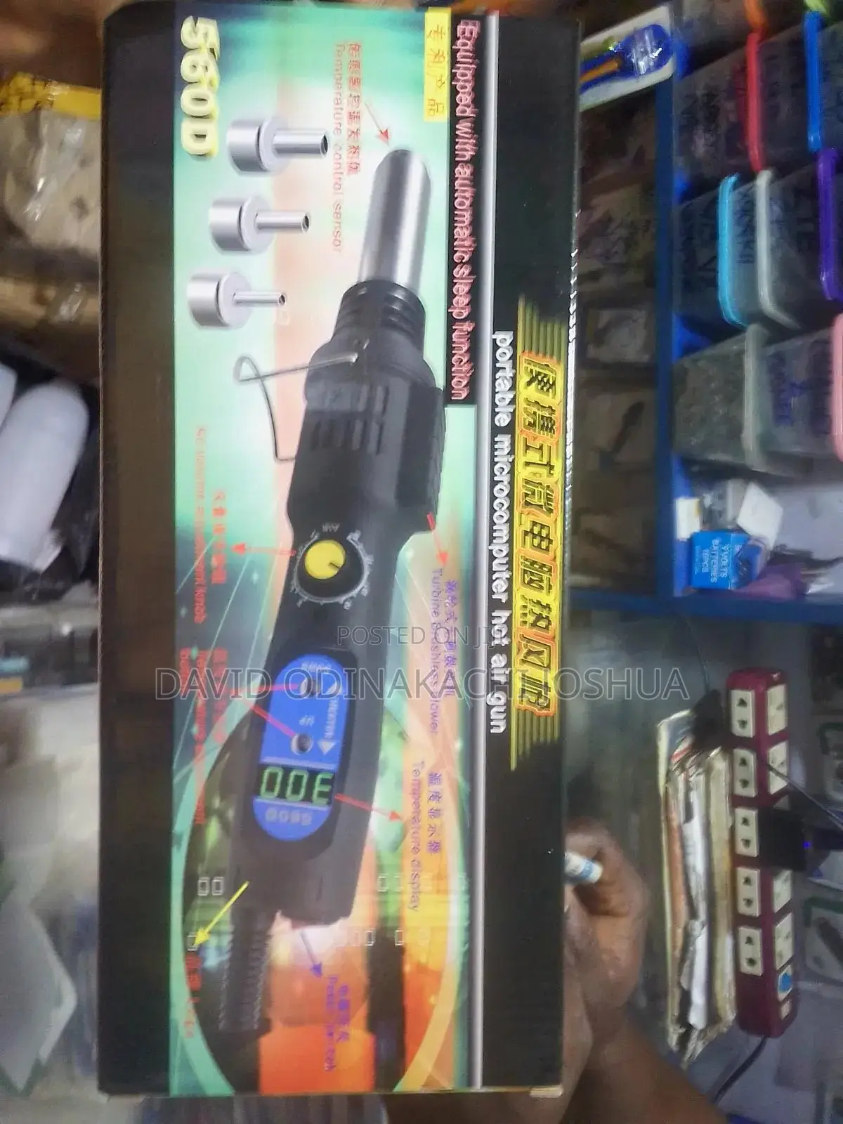Portable Microcomputer Hot Air Gun