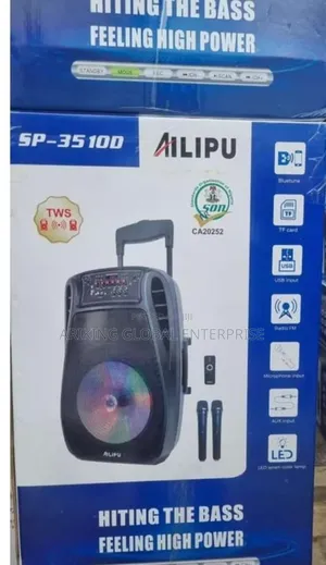 Ailipu Rechargeable 15 Inches Pa Speaker Wireless Microphone