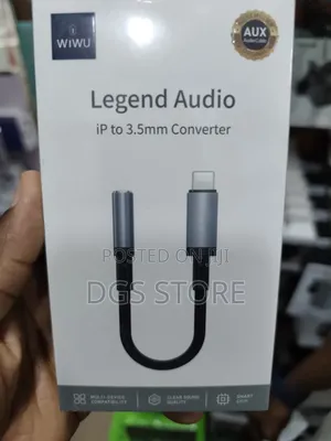 Wiwu Legend Audio iPhone to 3.5mm Converter