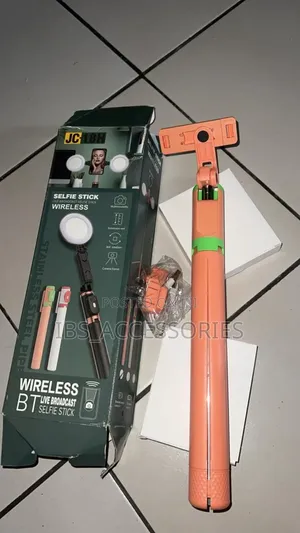 Long Selfie Tripod With Bluetooth Shutter And Lights