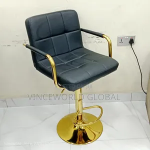 Manicure Chair 303-1 Black Gold