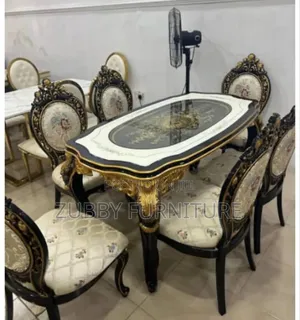Quality and Imported Royal Turkey Dining Set by 6 Chairs
