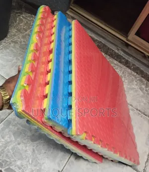 Colorful Interlocking Foam Mats for Kids Fitness