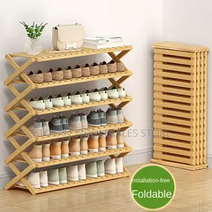 Bamboo Shoe Rack