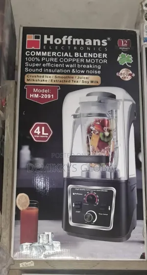 Hoffmans Hm-2091 4l High Quality Commercial Blender-5800w