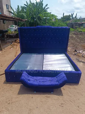 Quality 7x6ft Padded Bedframe With the Footrest