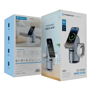 Powerology Pwc039 Qi2/ Speaker Charge Station