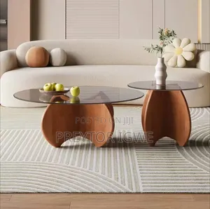 2 in 1 Glass Top Centre Table
