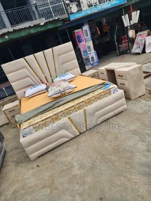 6by6 Standard Complete Set of Upholstery Padded Bed