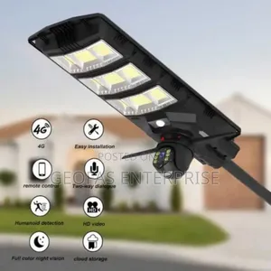Solar Integrated Street Full Light With Hd Security Camera