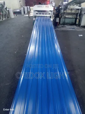 0.55 Long Span Design Aluminum Roofing Sheet Oven Baked Blue