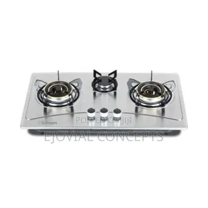 Qasa 3- Burner Stainless Steel Gas Cooker-Auto Ignition