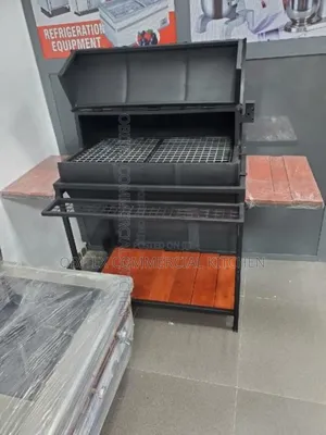 Commercial Charcoal Drum Barbecue Grill Available for Sale