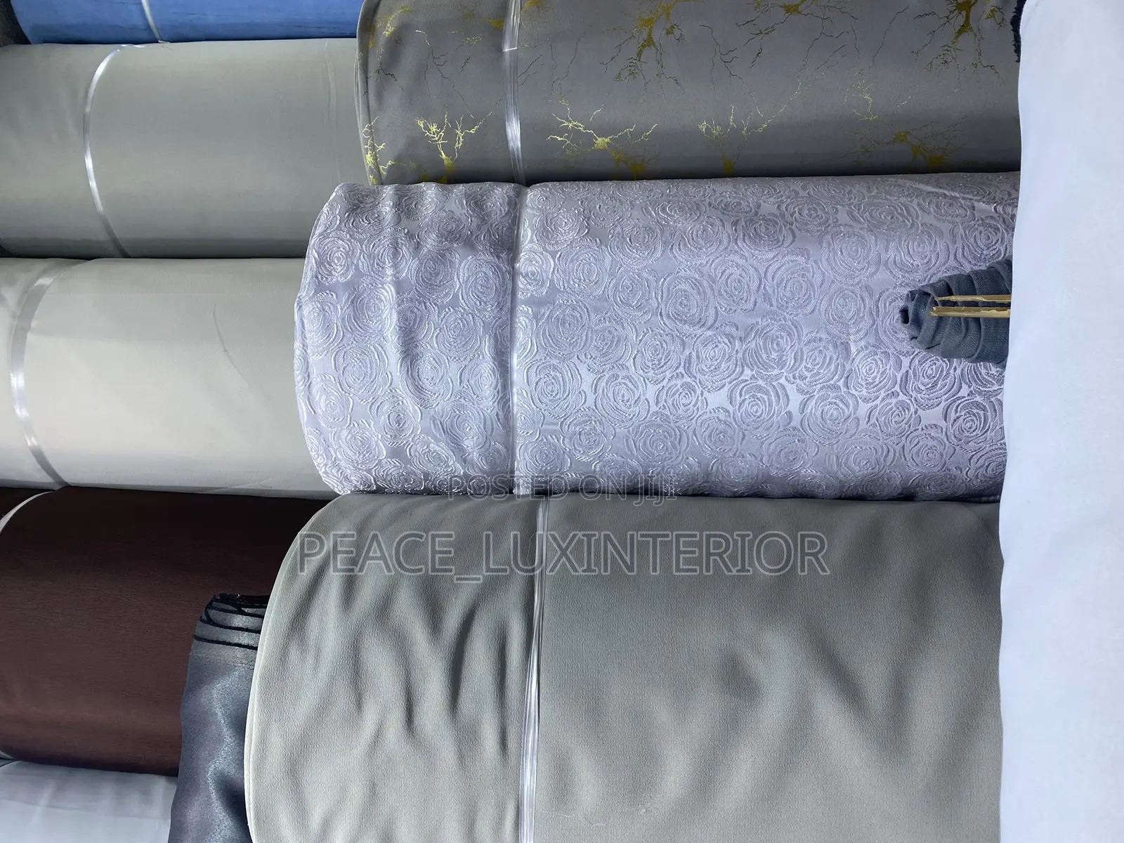 Luxury Silver Curtain