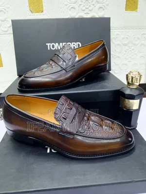 Tomford Leather Brown and Black Shoe