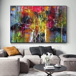 Mutual Multicolor Painting Canvas