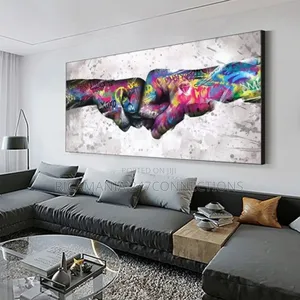 Greetings Hands Canvas Print