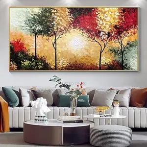 Orchestra Trees Canvas Frame