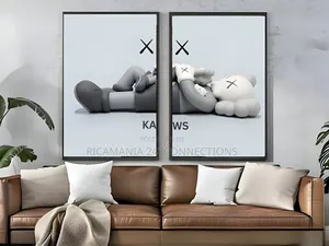 2in1 Kaws Lying Down Canvas