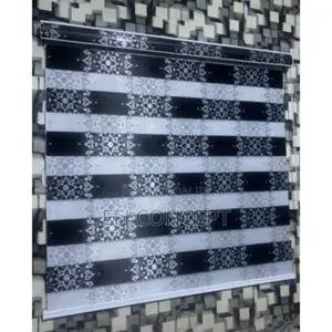 Black and White Design Window Blind