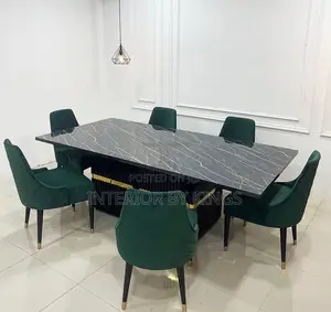 Luxury 6seater Dining Set With a Marble Board Top
