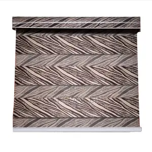 Brown, Grey Day and Night Window Blind