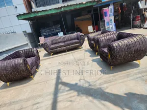 Set of Black Coloured Sitting Room Chairs.