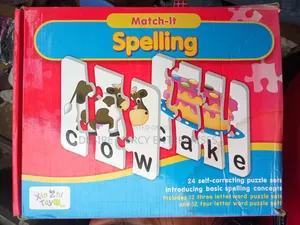 24 PCS Match It Spelling Puzzle Set 