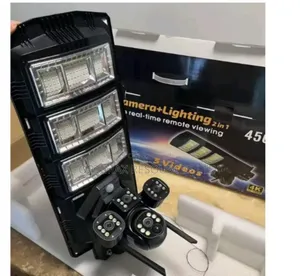 3lens Solar 4g 450w V380 Streetlight Camera